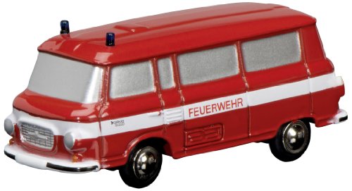 Preisvergleich Produktbild Schuco 450534700 - Picolo Barkas B 1000, Feuerwehr, Die-Cast, rot-wei
