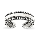 925 Sterling Silver Adjustable Cute Toe Ring Set Fine Jewelry For Women Gifts For Her