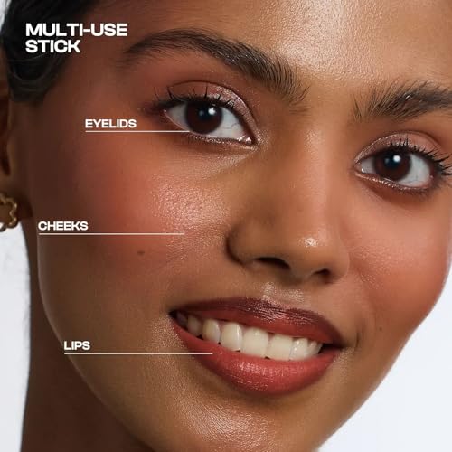 Image of Dream Beauty Nebula Cream Blush - Carina Crimson | Dusk Red 3-in-1 Tint for Cheeks, Lips & Eyes | Dewy Finish | Hand Blendable, Lightweight & Buildable | 7.5g