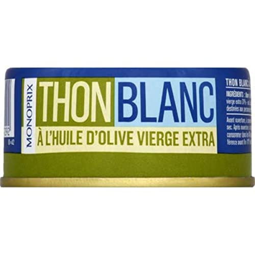 Monoprix Thon blanc à l'huile d'olive vierge extra - La boîte de 52g net égoutté