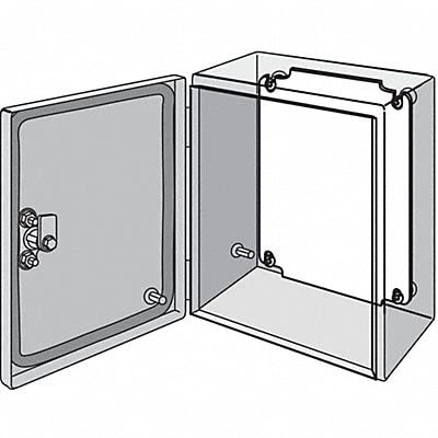 Hoffman LP2520 Panel For Enclosure, Inline Series, 9.10
