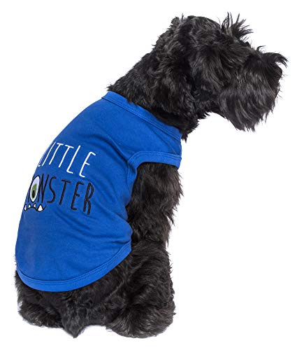 Parisian Pet Funny Cute Dog Cat Pet Shirts Caution Can't Control My Licker, I Work Out, Little Monster, Wtf, Bff, Bling $, Got Treats, Babe Magnet, Little Miss Attitude (Little Monster, Xl) #TOP5