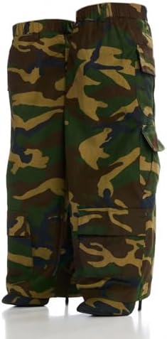 driceic Women's Camo Knee High Boots Slouch High Heels Boots Poin...