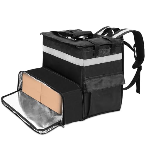 STOBAZA Pizza Bags Insulated Food Carrier Backpack Large Insulation Bag for Takeout Jumbo Insulation for Warm Meals