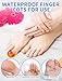 Waterproof Toe Cover Finger Protector, Reusable Silicone Nail Protector for Bathing, Pedicures, Manicures, Nail Care (10 Small)