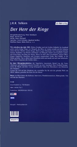 Der Herr der Ringe, limitierte Amazon.de Sammleredition (11 CD's, Spielzeit 756 Minuten)