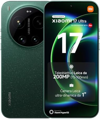 XIAOMI 17 Ultra, Smartphone 16+512 GB, Teleobiettivo Leica 200 MP...