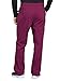 Men Scrubs Set Workwear Professionals WW695 V-Neck Top & WW190S Tapered Leg Fly Front Cargo Pant, Wine- XS Top/XS Short Pant