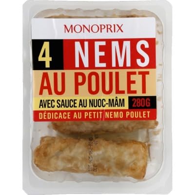 Monoprix Nems au poulet - la boite de 280g