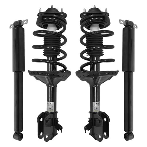 COMPLETESTRUTS - Front Complete Strut Assemblies with Coil Springs and Rear Shock Absorbers Replacement for 2008-2010 Honda Odyssey - Set of 4