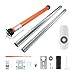 Produktbild 3T-MOTORS Komplettset Funk-Rolladenmotor Smart-Home kompatibel mit Fernbedienung HSE1, Rolladenwelle bis 2,70 m und Montage-Zubehör, Funk Rolladenantrieb, Rohrmotor-Set