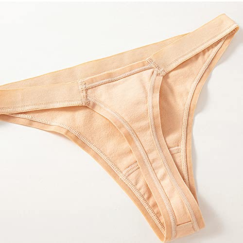 String taille basse dos en t femmes culotte hipster coton respirant