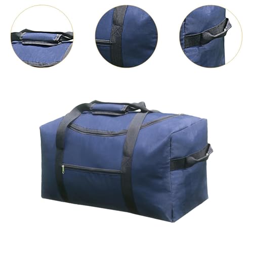 Outdoor Camping Storage Bag Waterproof Oxford Bag Folding Portable Handbag Luggage Carrier for Picnic Beach Camping, S3
