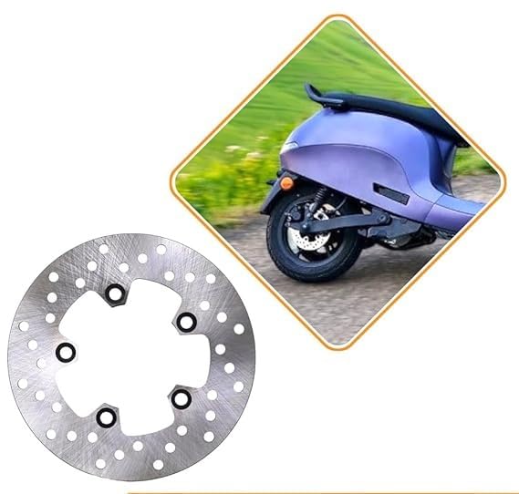 Image of Rear Brake Disc Plate Compatible with Ola S1 & S1 Pro, Silver (REAR DISC PLATE OLA)