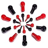 ANLEMIN Car battery cover Automotive Replacement Battery Terminals Ends Flexible Battery Terminal Boots Insulator Covers 20PCS