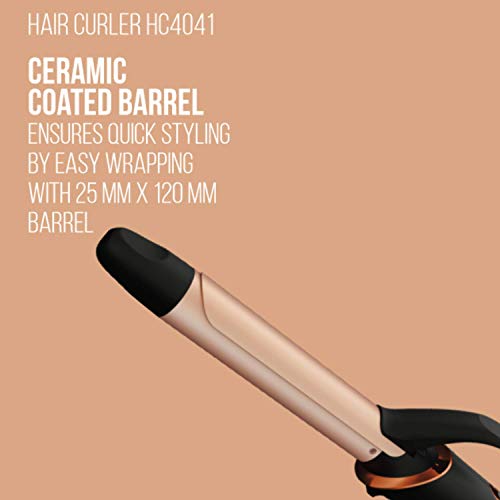 Havells HC4041 25mm Hair Curler for Long-Lasting Curls (Black) - Image 7