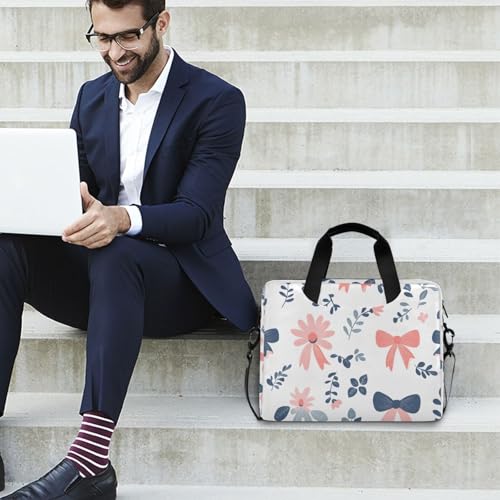 Funda para portátil ALAZA 15.7 in con correa rosa miniatura 3