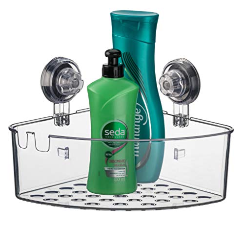 Future 401NT Cantoneira Natural com Ventosas, Transparente