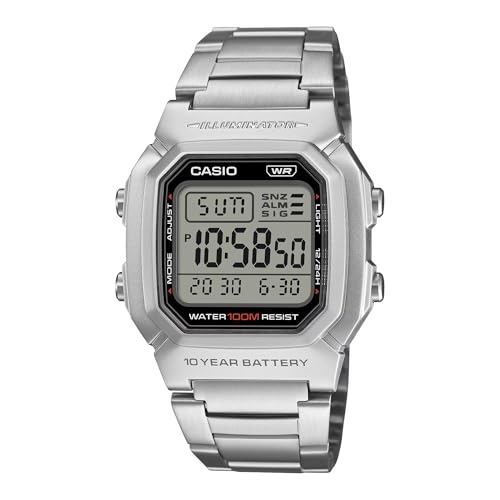 Casio Orologio Digitale Uomo Timeless Collection trendy cod. W-800HD-1AVEF