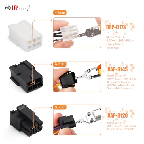 Outil de libération de terminal Mini-Fit Jr pour modification de câbles ATX PC - 3