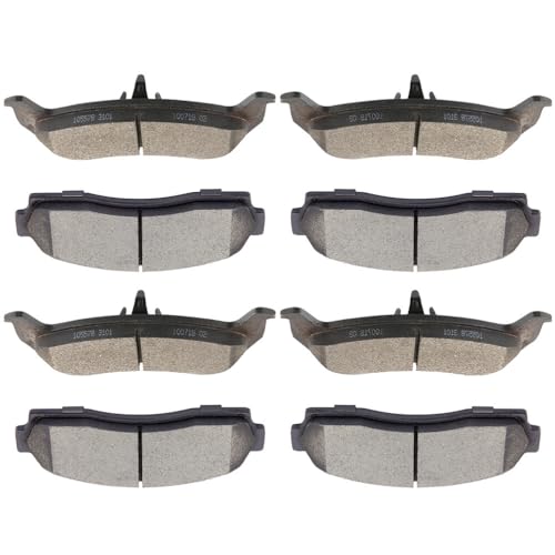 Image of D833 D932 SCITOO Brake Pads Kits Front Ceramic Rear Semi-Metal 8pcs Fit For Ford For Explorer 2002-2005,For Mercury Mountaineer 2002-2005