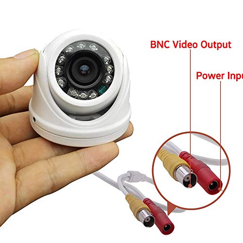 Vanxse® Cctv 960H 1200Tvl Hd 1/3" Cmos 12Pcs Leds Ir-Cut 3.6Mm Wide Angle Mini Armour Dome Security Camera Surveillance Camera #TOP2