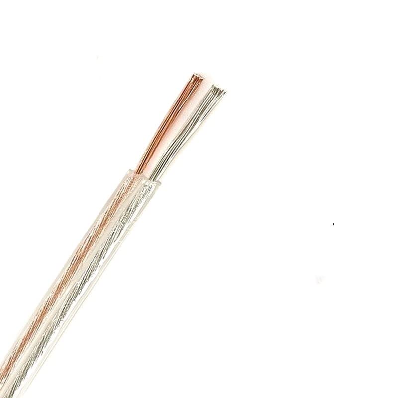 Câble électrique 2 broches 100m gris et blanc pour ruban LED 18/20/22 AWG