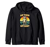 Six Pack Raccoon Gym Weight Training Eat Trash