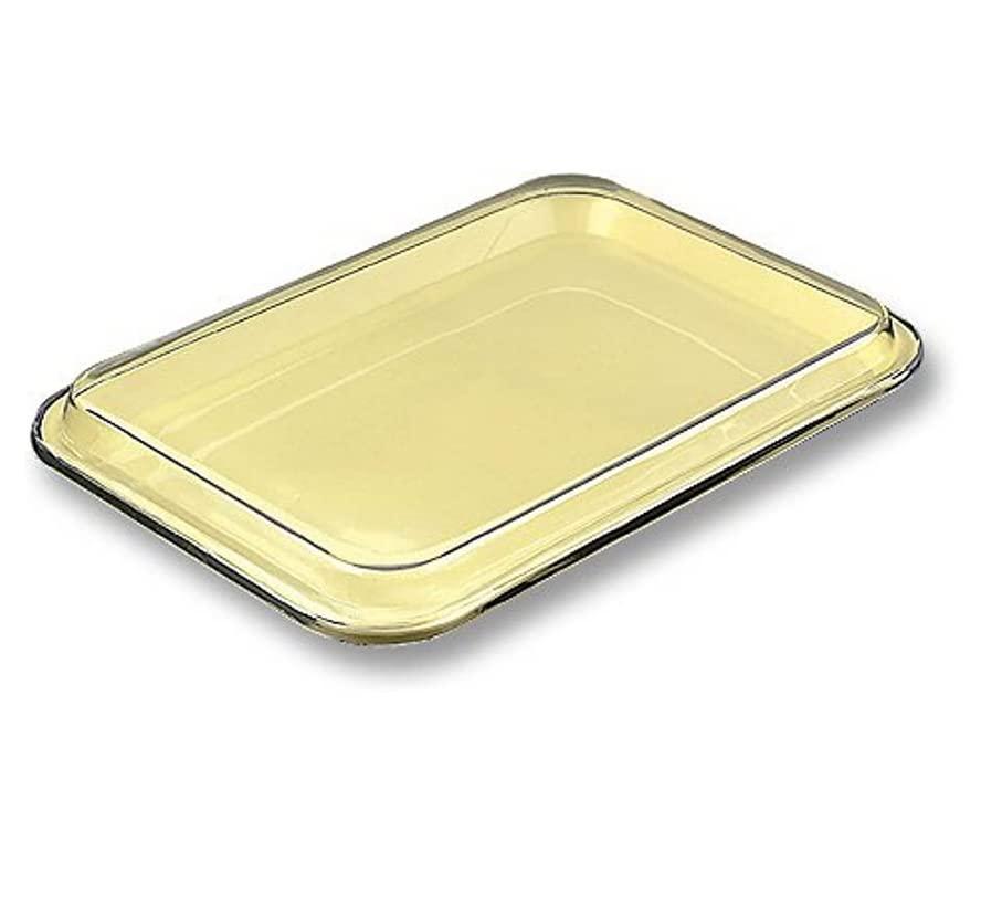 AmeriCan Goods 4/Pcs Clear Dental Procedure Set Up Flat Trays Cover Size B & F for Dental Procedure Tray (B)