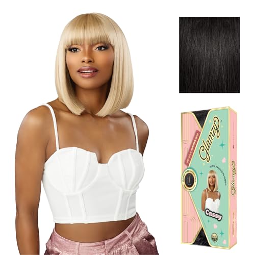 Sensationnel Glamzy Lace Crown Wig-Cassy, 1B OFFBLACK