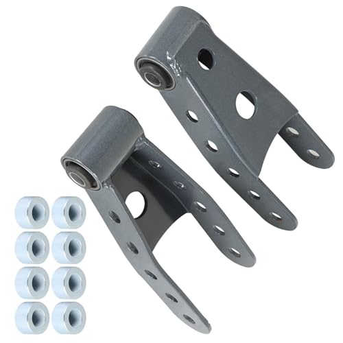 waltyotur Rear Lowering Drop Shackle Kit 2-3 Inch Replacement for Sierra Silverado 2007-2018 Replacement for SE702001