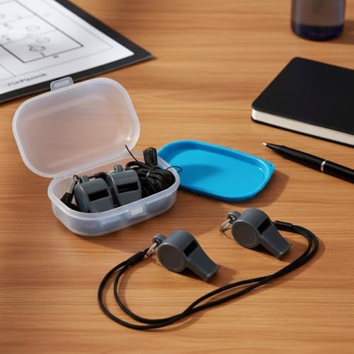 Pack de 5 silbatos deportivos para entrenadores y árbitros miniatura 3