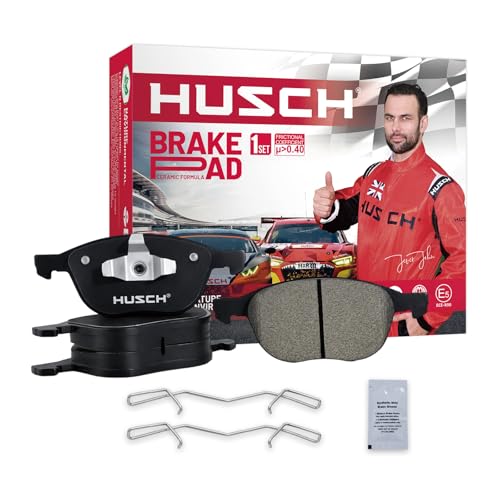 Image of HUSCH D1044 Front Ceramic Brake Pads Kit Fit For Ford Escape 2013-2019, For Transit Connect 2014, For Mazda 3 2004-2013, For Volvo C40 2004-2011