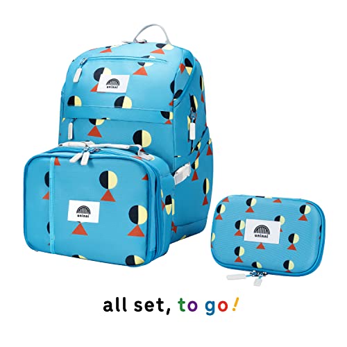 Uninni Golf Kids Backpack Set For Age 6+, Fits For Height 3'9" Above Kids With Lightweight Insulated Lunch Bag And Cute Pencil Case For Boys And Girls #TOP5