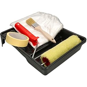 KOTARBAU® Complete schilderset met verfschaal, 5-delige verfroller 180 mm