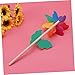 CIYODO 5pcs Multicolored Wooden Windmill Toys Mini Windmill Decor for Boys and Girls Party Pinwheel Outdoor Play