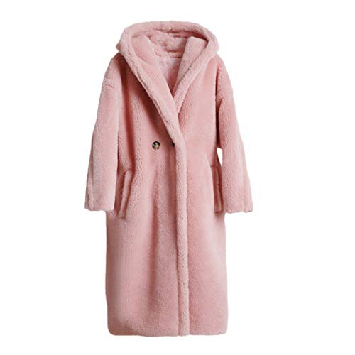 Women Winter Trendy Warm Overcoat Vintage Casual Loose Faux Fur