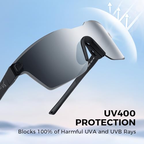 Image of KastKing Tarkio Polarized Fishing Sunglasses, One Piece PC Lens Rimless