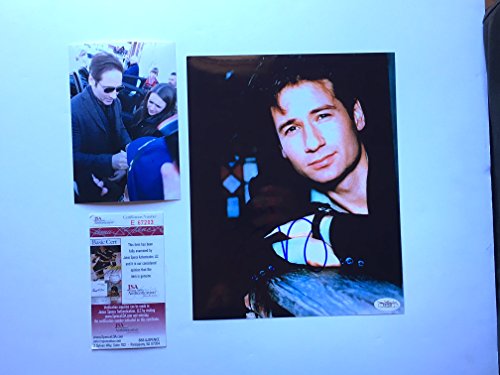 David Duchovny Rare! signed X-Files 8x10 photo JSA Spence cert PROOF!!