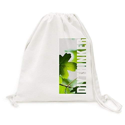 Sac en toile à cordon léger soleil feuille pour simplifier vos voyages