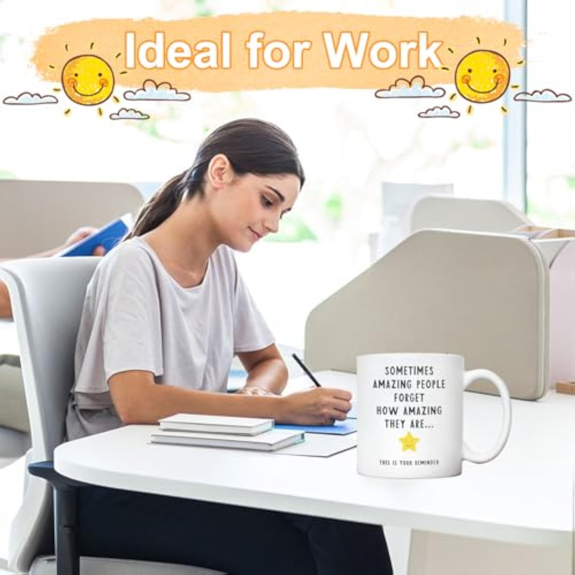 Sometimes Amazing People Forgot Ceramic Mug, Positive Gift