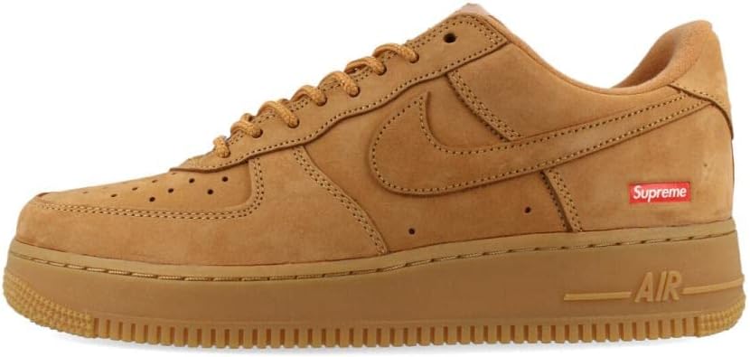[ナイキ] AIR FORCE 1 LOW W SUPREME FLAX/FLAX/GUM LIGHT BROWN 【BOX LOG