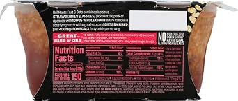 Del Monte Fruit and Oats Snack Cups, 7 Ounce