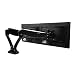 Loctek Monitor Mount Dual Arm Desk Mount Spring Gas LCD Arm for 10-27 inch monitor Samsung/dell/asus/acer/hp/aoc Led (Heavy Duty Dual Arm with USB Ports)