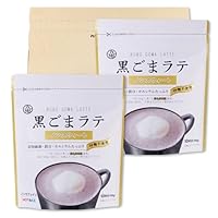 Amazon.co.jp: 九鬼産業 黒ごまラテ ノンスウィート 100g ×2袋セット