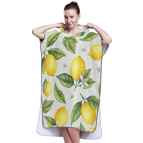 Poncho de surf à séchage rapide et serviette à capuche
