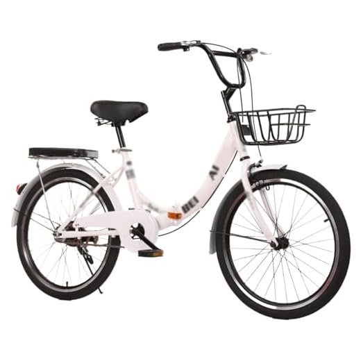 Bicicleta De Montaña Plegable para Adultos, Cuadro De Acero Al Carbono De 20/22/24/26 Pulgadas con Amortiguación, Ideal para Desplazamientos Urbanos. A,24 Inch