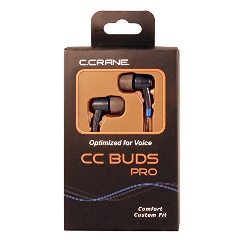 C. Crane Cc Buds-Pro Full Stereo In-Ear Earbud Headphones – For Audio Books And Voice Clarity #TOP1