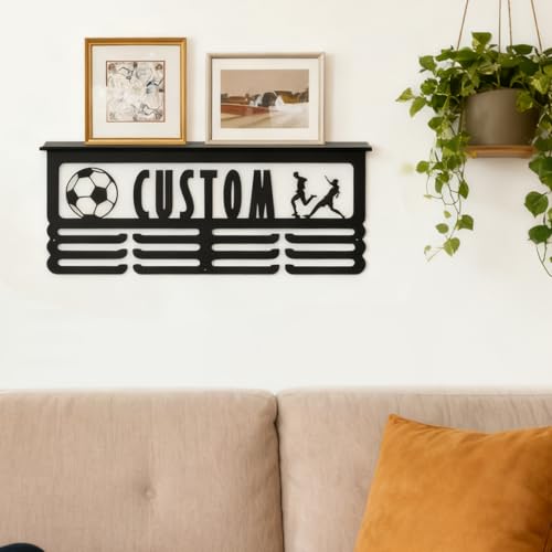 Porte-trophée organisateur mural peu encombrant pour affichage multi-récompenses - 4