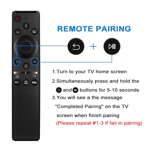 Image of BN59-01312A Smart TV Voice Replacement Remote Applicable for Samsung QN82Q70RAFXZA QN82Q70R QN49LS03RAFXZA QN49LS03R QN75Q70RAFXZA QN75Q70R QN55Q60RAFXZA QN55Q60R QN65Q70RAFXZA QN65Q70R QN55Q70RAFXZA